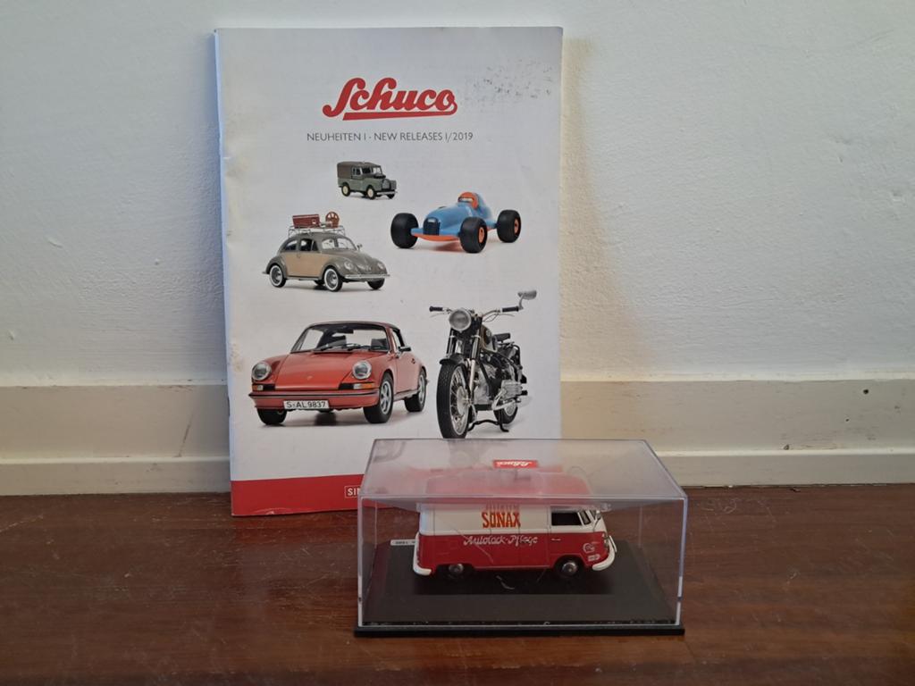 Schuco VW T1 Sonax Autolack-Pflege modelauto, Overige merken, Auto, 1:32 tot 1:50, Ophalen of Verzenden