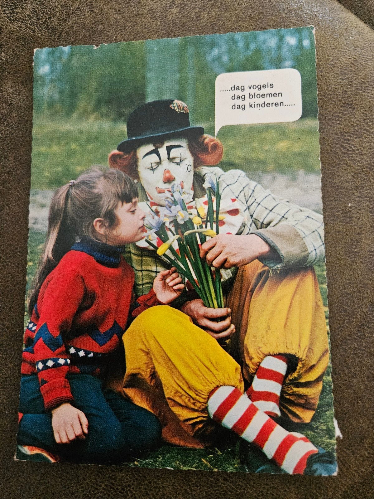 Pipo de Clown en Meisje met Bloemen, Verzamelen, Ophalen of Verzenden, 1960 tot 1980, Gelopen