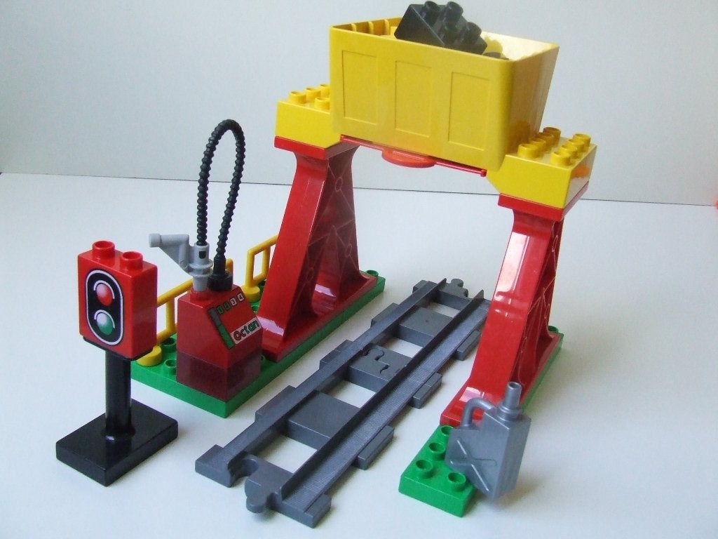 Duplo stortbak en tankinstallatie / 26 delen, Ophalen of Verzenden, Gebruikt, Duplo