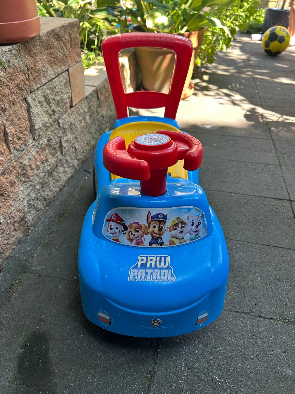 Paw Patrol Loopauto Smoby, Kinderen en Baby's, Speelgoed | Buiten | Voertuigen en Loopfietsen, Ophalen, Gebruikt, Loopvoertuig