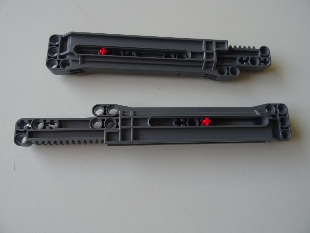 technic Lego tandheugel met behuizing donkergrijs, Lego, Ophalen of Verzenden, Zo goed als nieuw, Technic