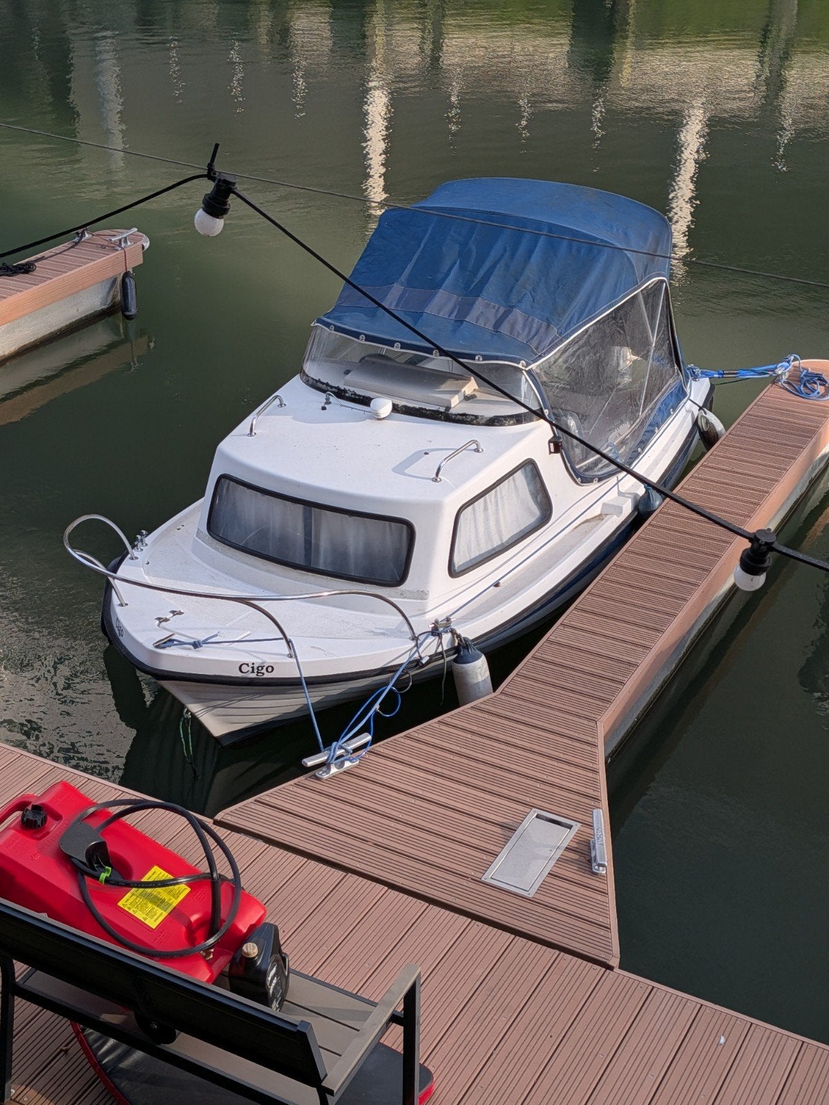 leuke vis en toer garda fjord  motorboot 4500,- met trailer, Watersport en Boten, Benzine, Overige merken, Gebruikt, Kajuitboot
