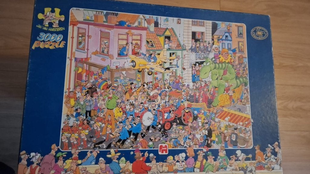 Jan Van Haasteren Carnaval 3000 stukjes, Ophalen of Verzenden, Meer dan 1500 stukjes, Zo goed als nieuw, Legpuzzel