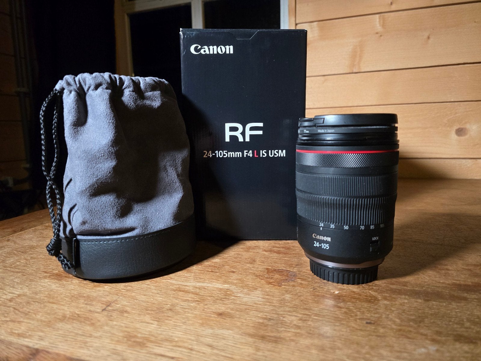 Canon RF 24-105mm F4 L IS USM Lens - ZGAN, Ophalen of Verzenden, Zo goed als nieuw, Standaardlens, Zoom