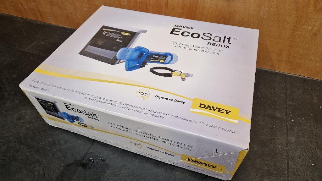 Zoutelektrolyse Davey Ecosalt (Nieuw), Tuin en Terras, Zwembad-toebehoren, Ophalen of Verzenden, Nieuw, Overige typen