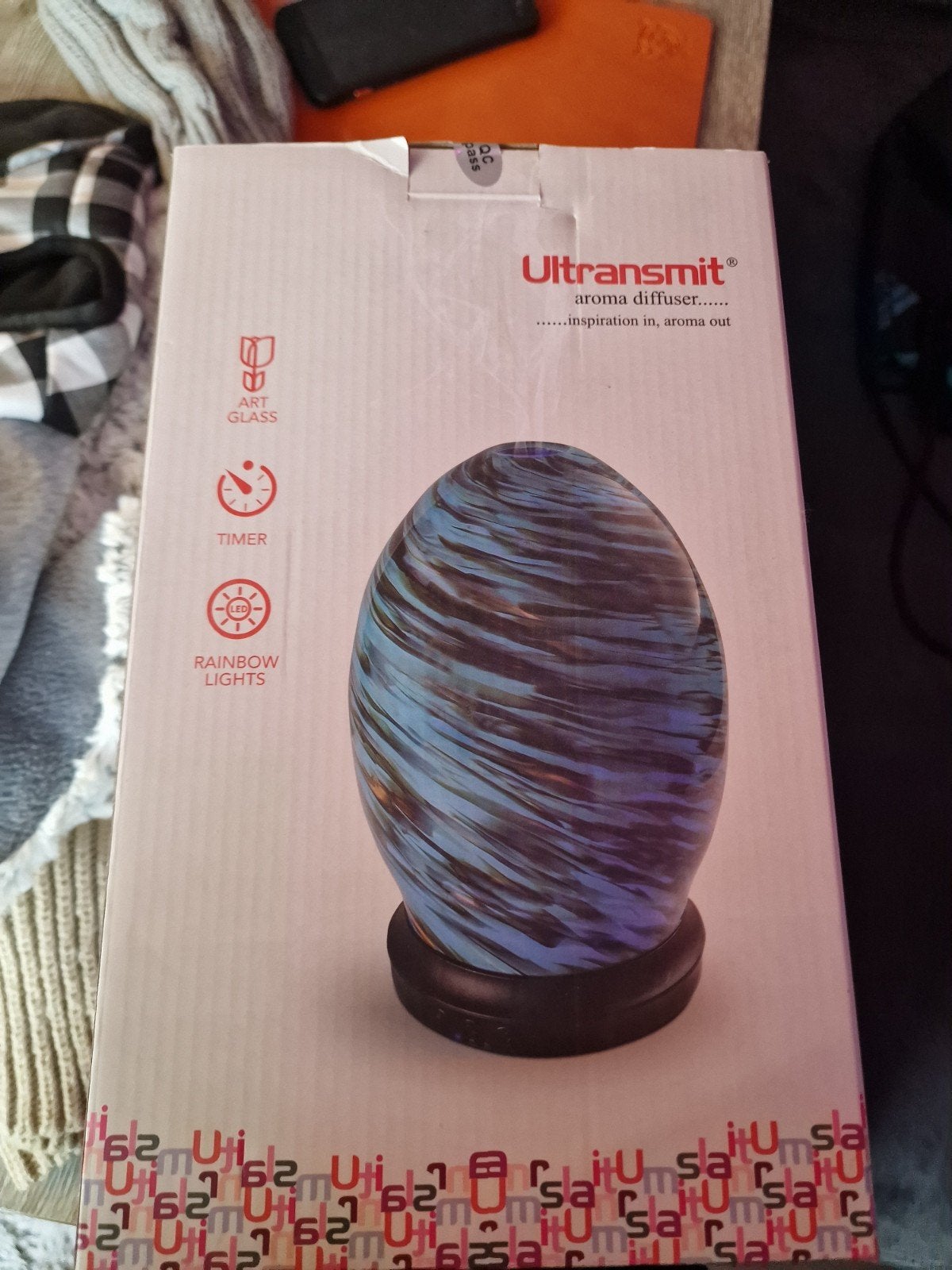 Ultransmit Aroma Diffuser Flora N44-2 met Regenboog Licht, Huis en Inrichting, Meerkleurig, Nieuw, Ophalen of Verzenden, Modern