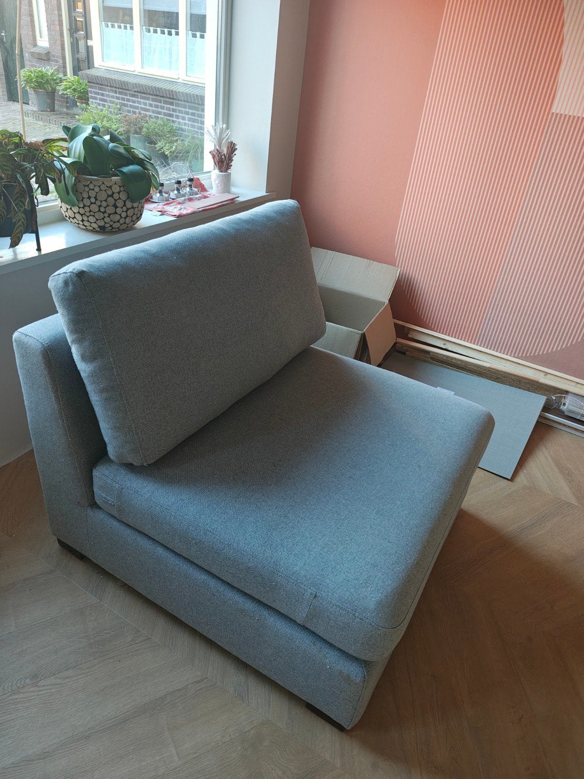Gratis af te halen stoel/hocker/bank, Huis en Inrichting, Stoelen, Ophalen, Gebruikt, Eén