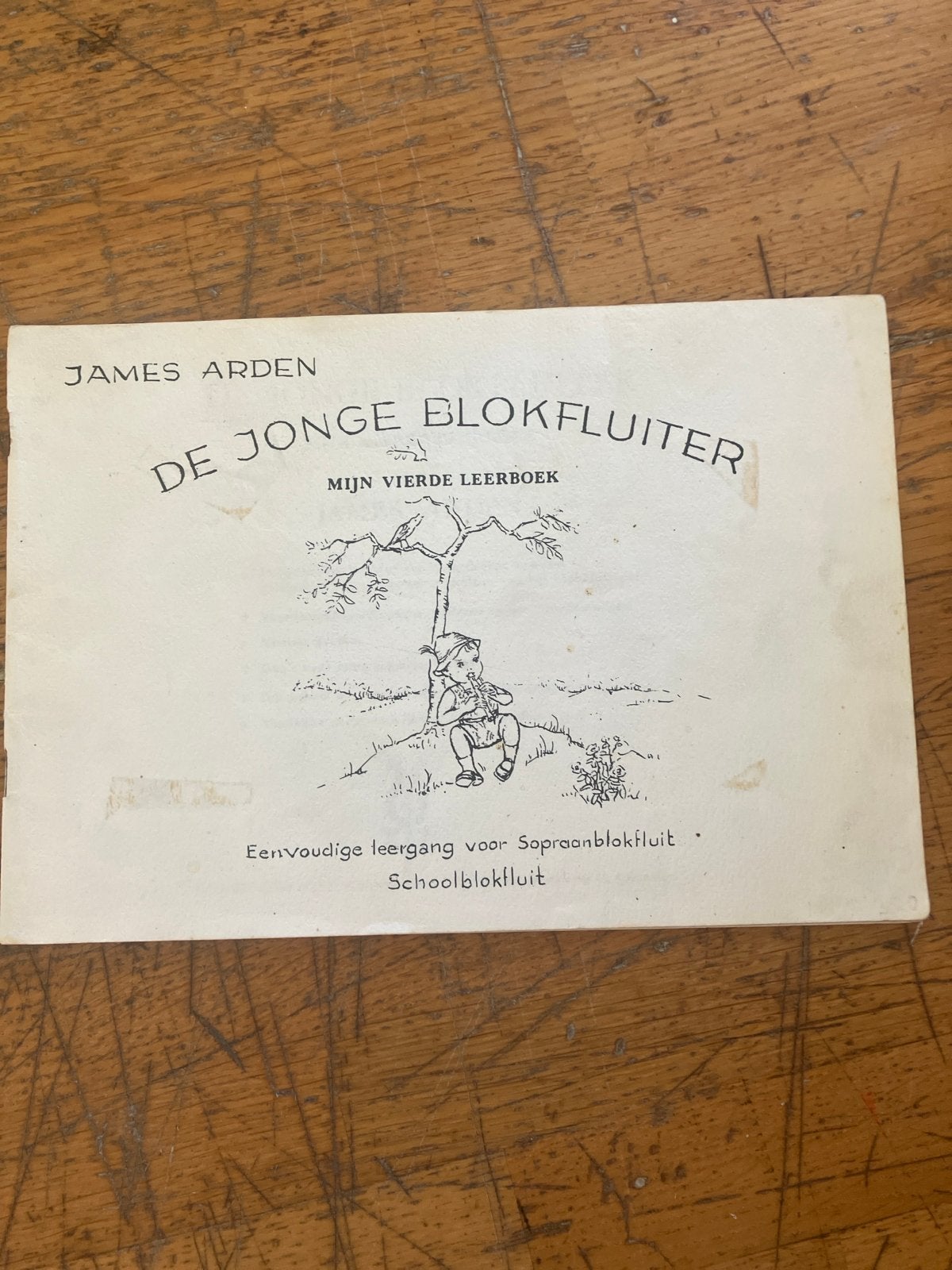 De Jonge Blokfluiter - Mijn Vierde Leerboek (James Arden), Ophalen of Verzenden, Gelezen