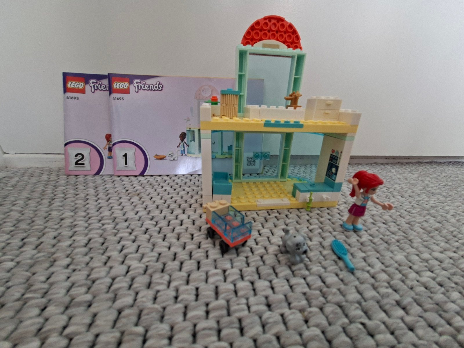 Lego Friends Dierenkliniek (41695) - Zo goed als nieuw, Compleet, Lego, Friends, Ophalen of Verzenden