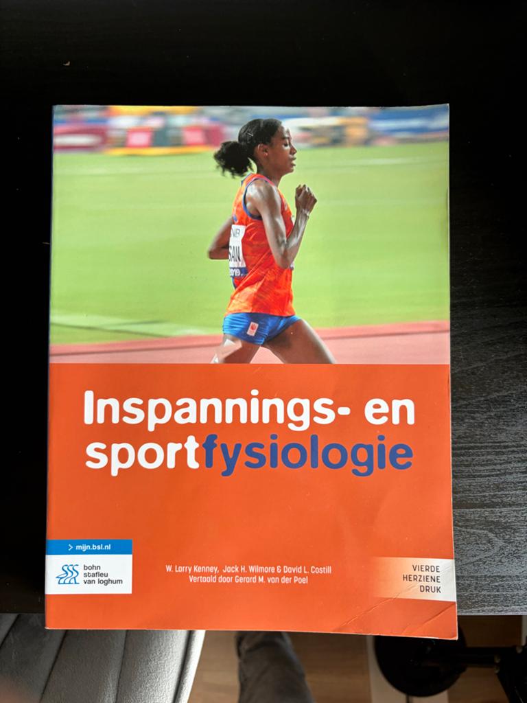 Inspanning en sportfysiologie - ALO, CIOS, Fysiotherapie, Ophalen of Verzenden, Zo goed als nieuw