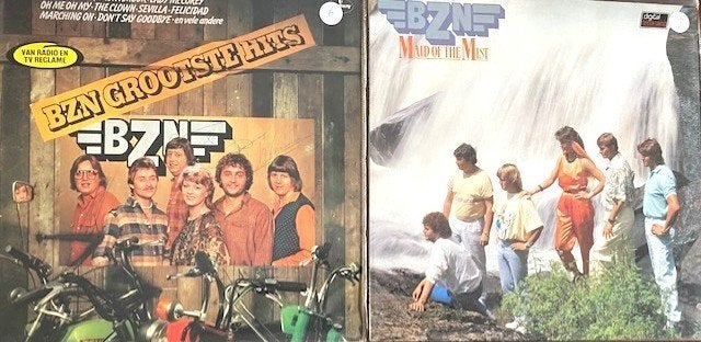BZN grootste hits/Maid of the mist/Live-2lp*4/5x gesigneerd, LP, Pop, Inclusief poster, Ophalen of Verzenden