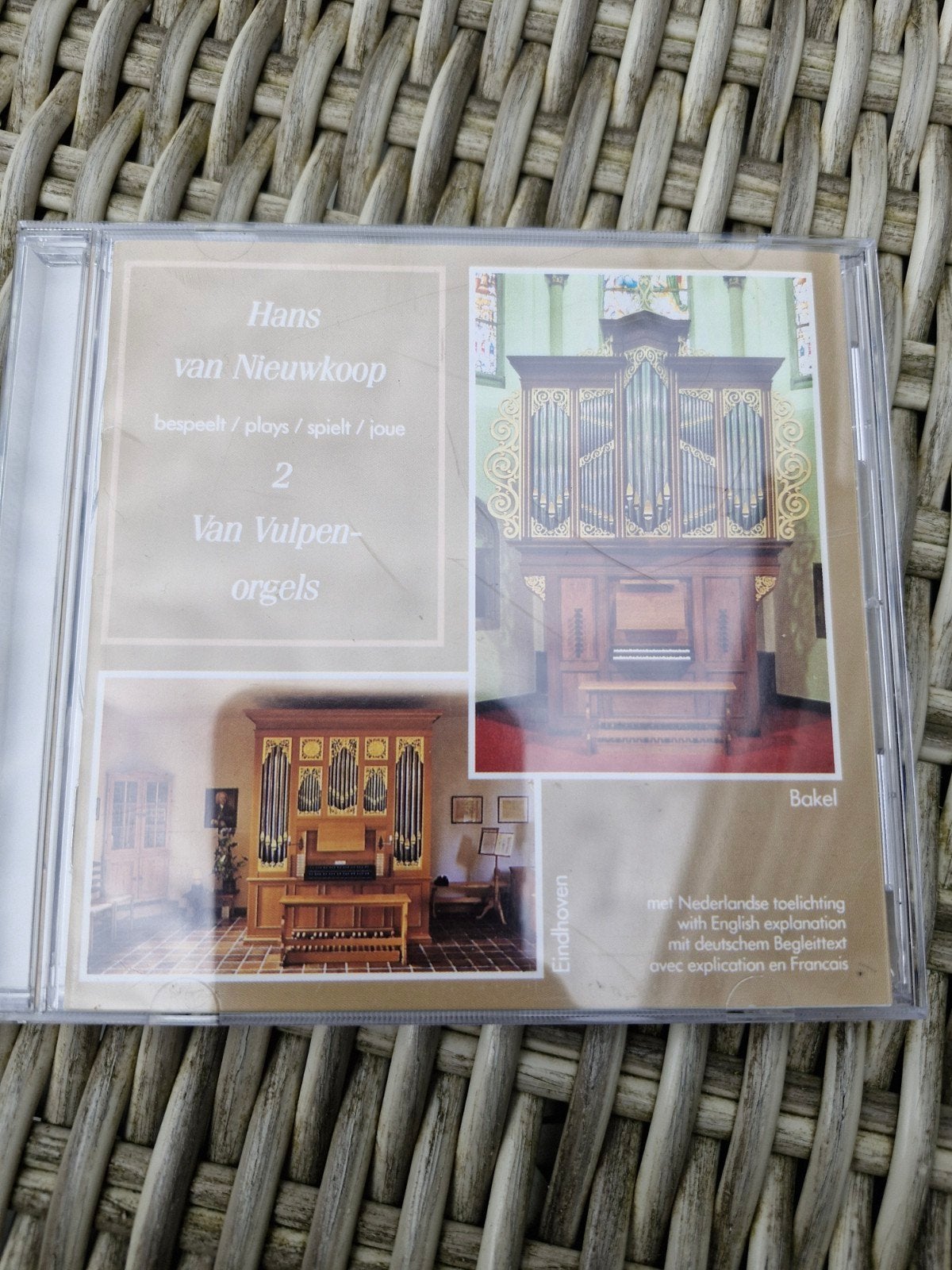 Orgel CD Hans van Nieuwkoop - 2 Van Vulpen-orgels, Ophalen of Verzenden, Barok, Gebruikt, Overige typen