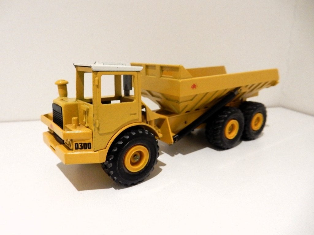 NZG DJB D300 CAT knik dumper articulated dumptruck z. ruit, Ophalen of Verzenden, Gebruikt, Overige typen, NZG