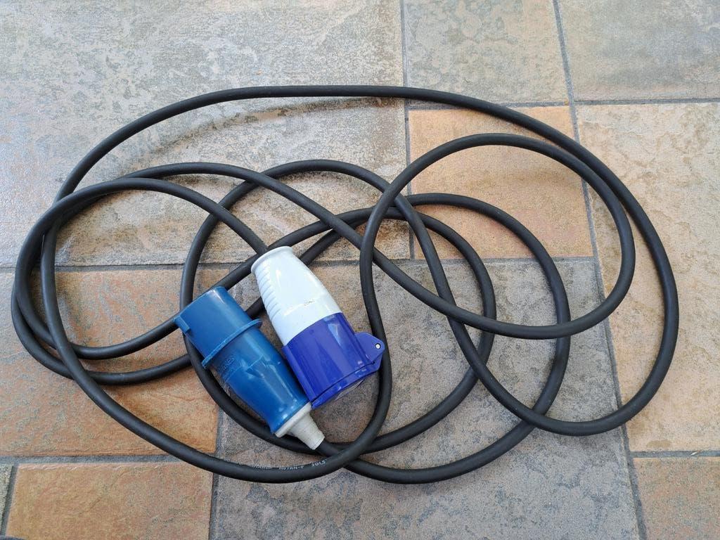 Krachtstroomkabel 5 meter, Doe-het-zelf en Verbouw, Elektra en Kabels, Ophalen of Verzenden, Kabel of Snoer