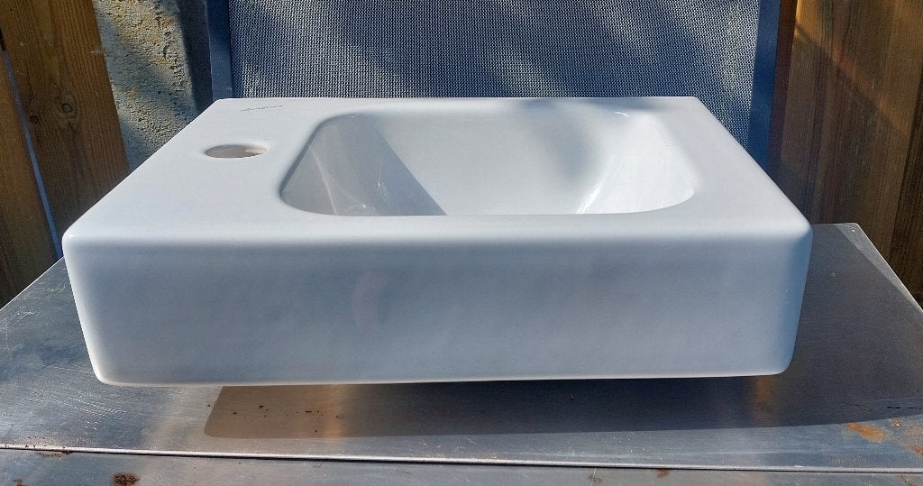 SPHINX FONTEIN SERIE 345, 380X270X90 WIT. nieuw, Ophalen of Verzenden, Nieuw, Steen, Wastafel