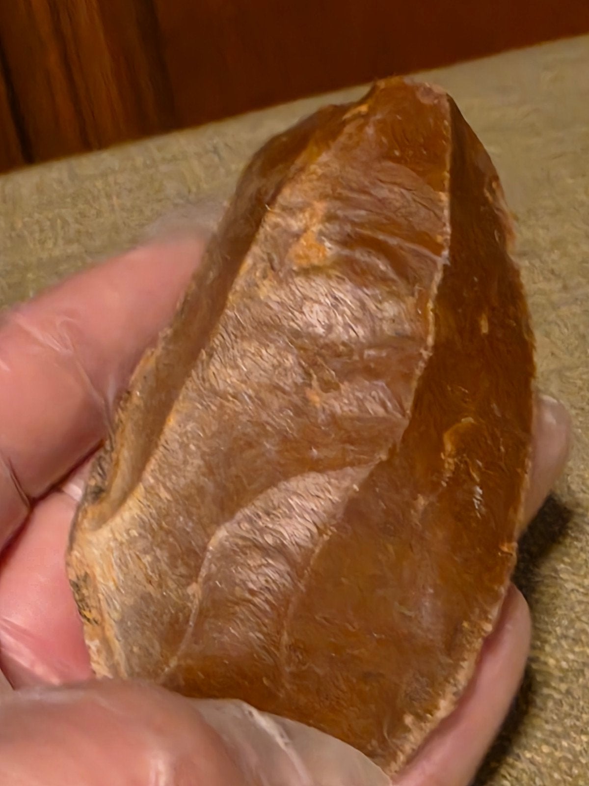 Oude vuistbijl - Prehistorisch werktuig, Ophalen of Verzenden