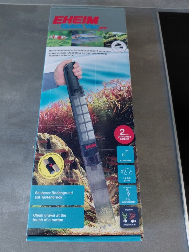 EHEIM Quick Vac Pro – Compleet met garantie en aankoopbewijs, Ophalen of Verzenden, Zo goed als nieuw, Grind, Zand of Voedingsbodem