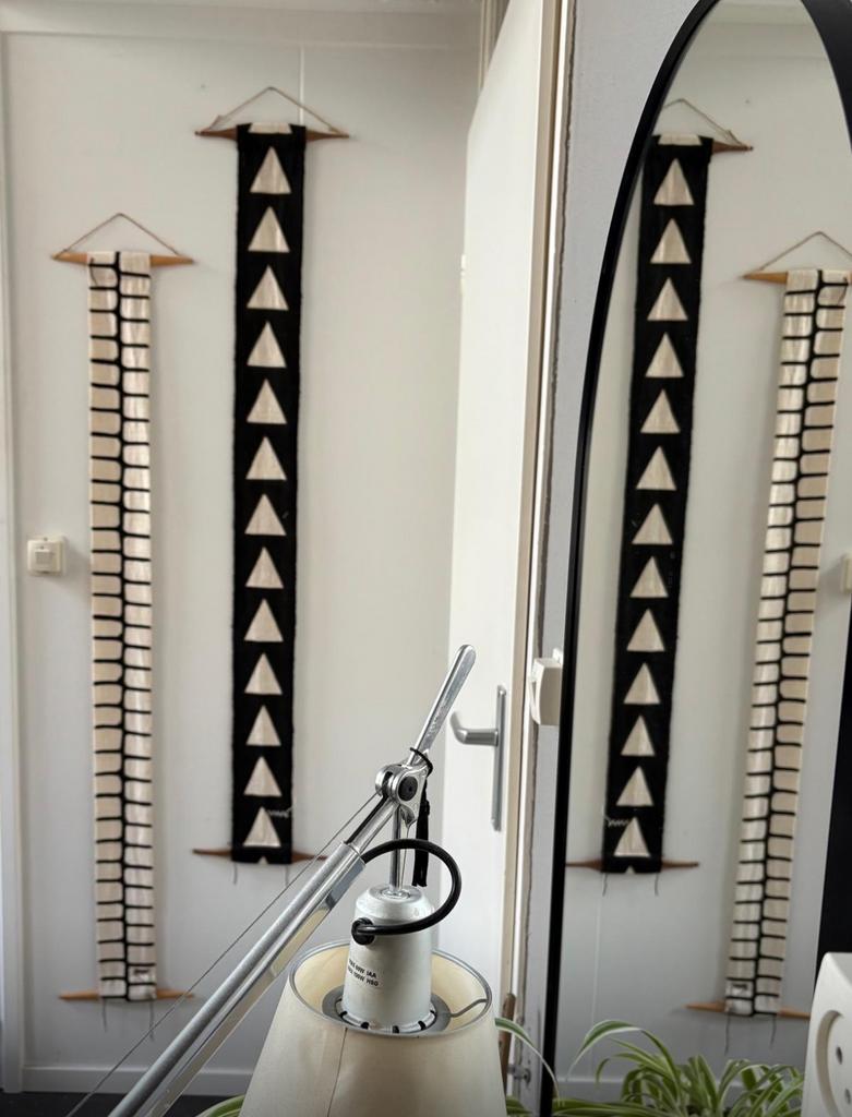 Bogolan Totem: Handgemaakte Afrikaanse Wanddecoratie, Ophalen of Verzenden, Nieuw