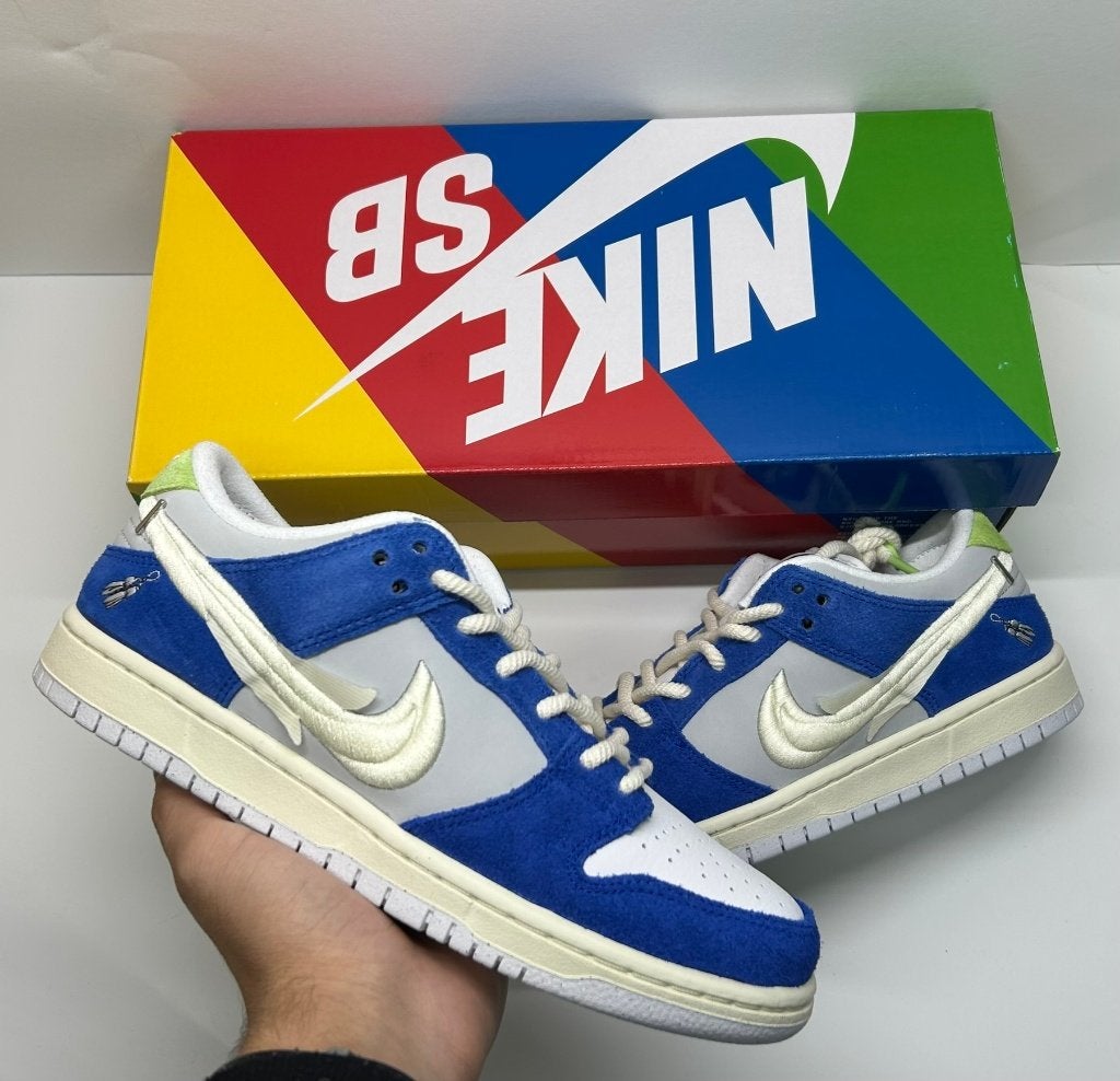 Nike SB Dunk Low Pro Fly Streetwear Gardenia - Maat 40, Nike SB Dunk Low, Blauw, Nieuw, Ophalen of Verzenden