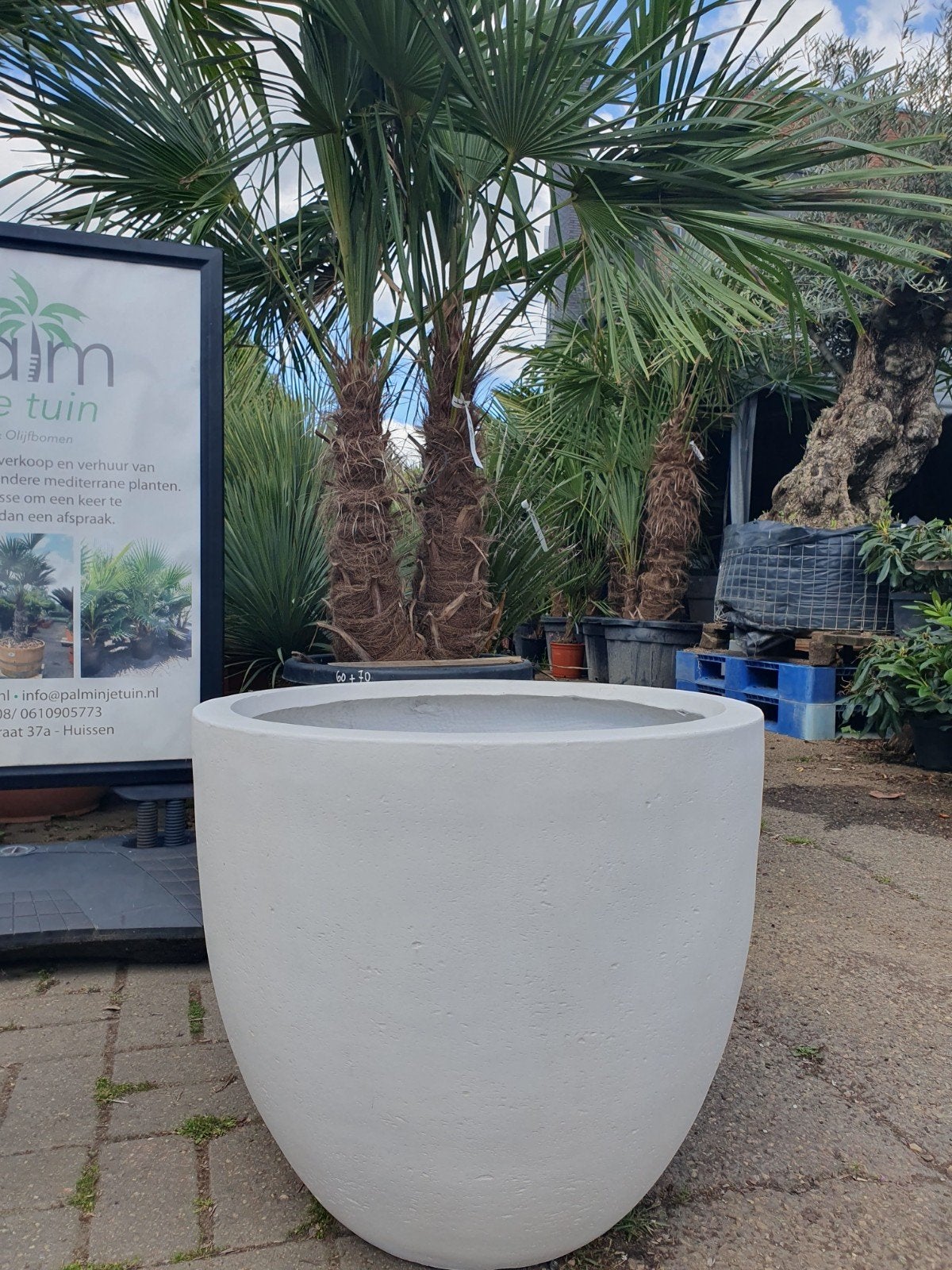 Fiberclay bloempotten xxl kent, Ophalen, Kunststof, Rond, Balkon
