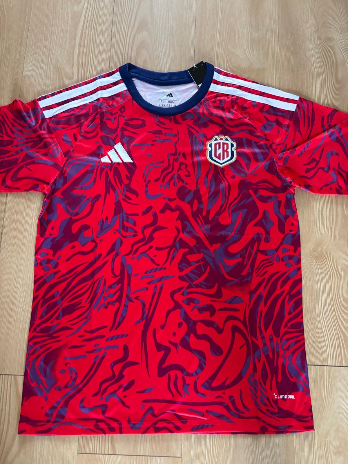Costa Rica WK Shirt - Rood/Blauw - Maat XL, Verzenden, Voetbal, Rood, Maat 56/58 (XL)