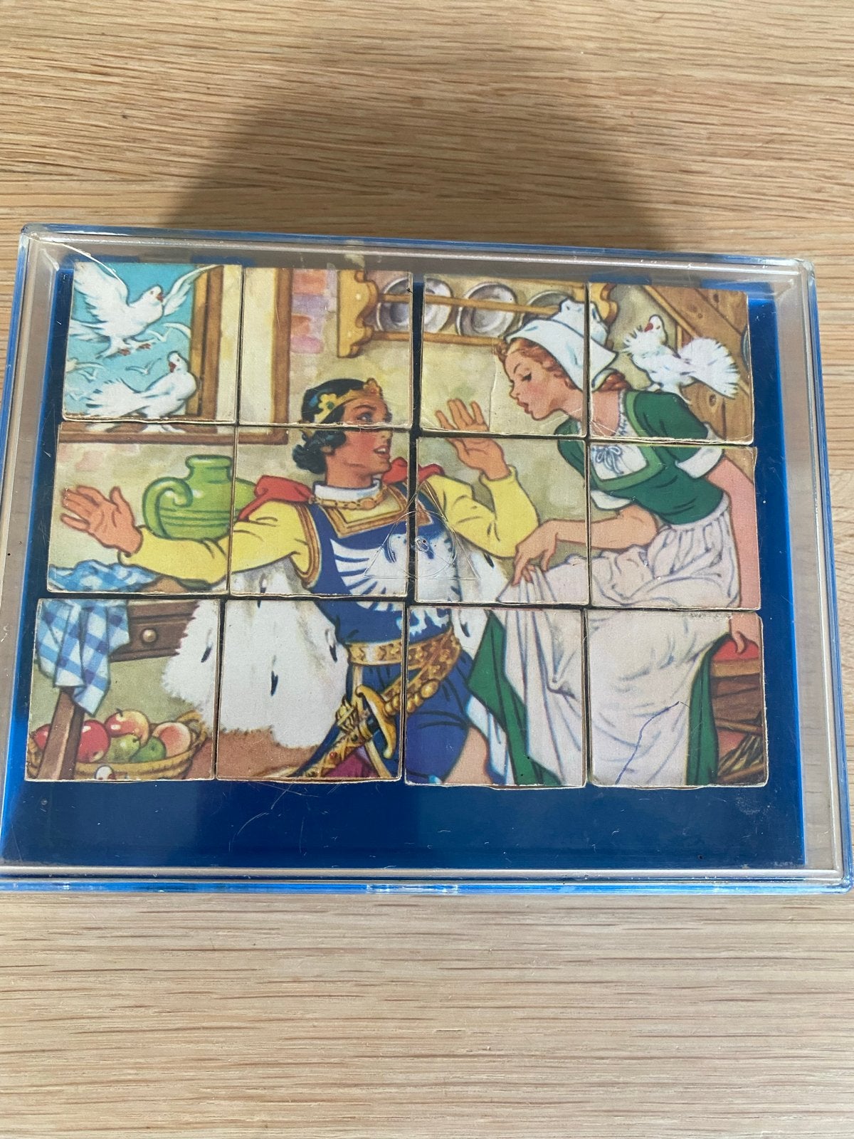 Vintage Houten Blokpuzzel Hermann Eichhorn, Ophalen of Verzenden, Gebruikt, 2 tot 4 jaar, Van hout