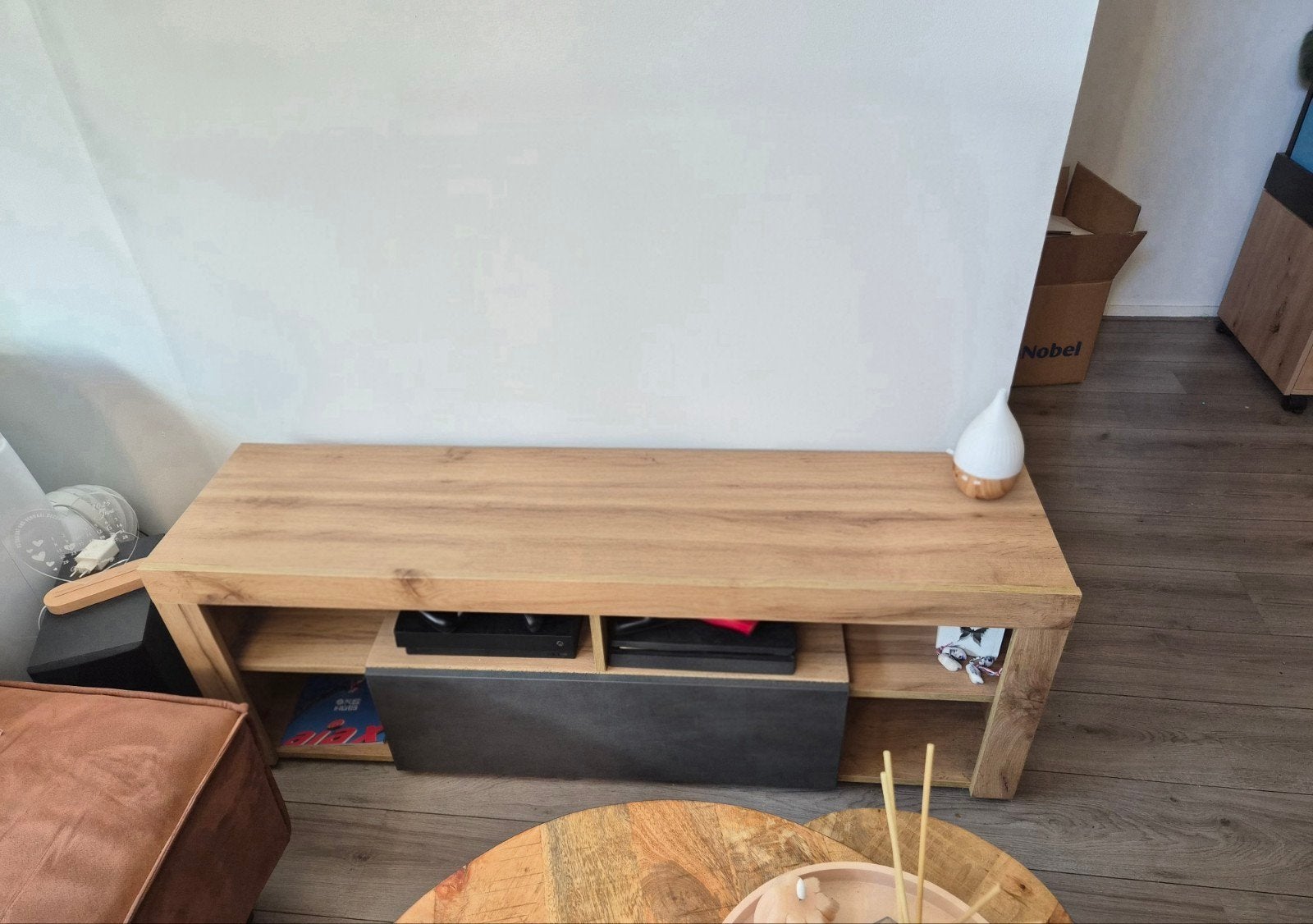 TV-kastje 140cm, Ophalen of Verzenden, Zo goed als nieuw, 100 tot 150 cm