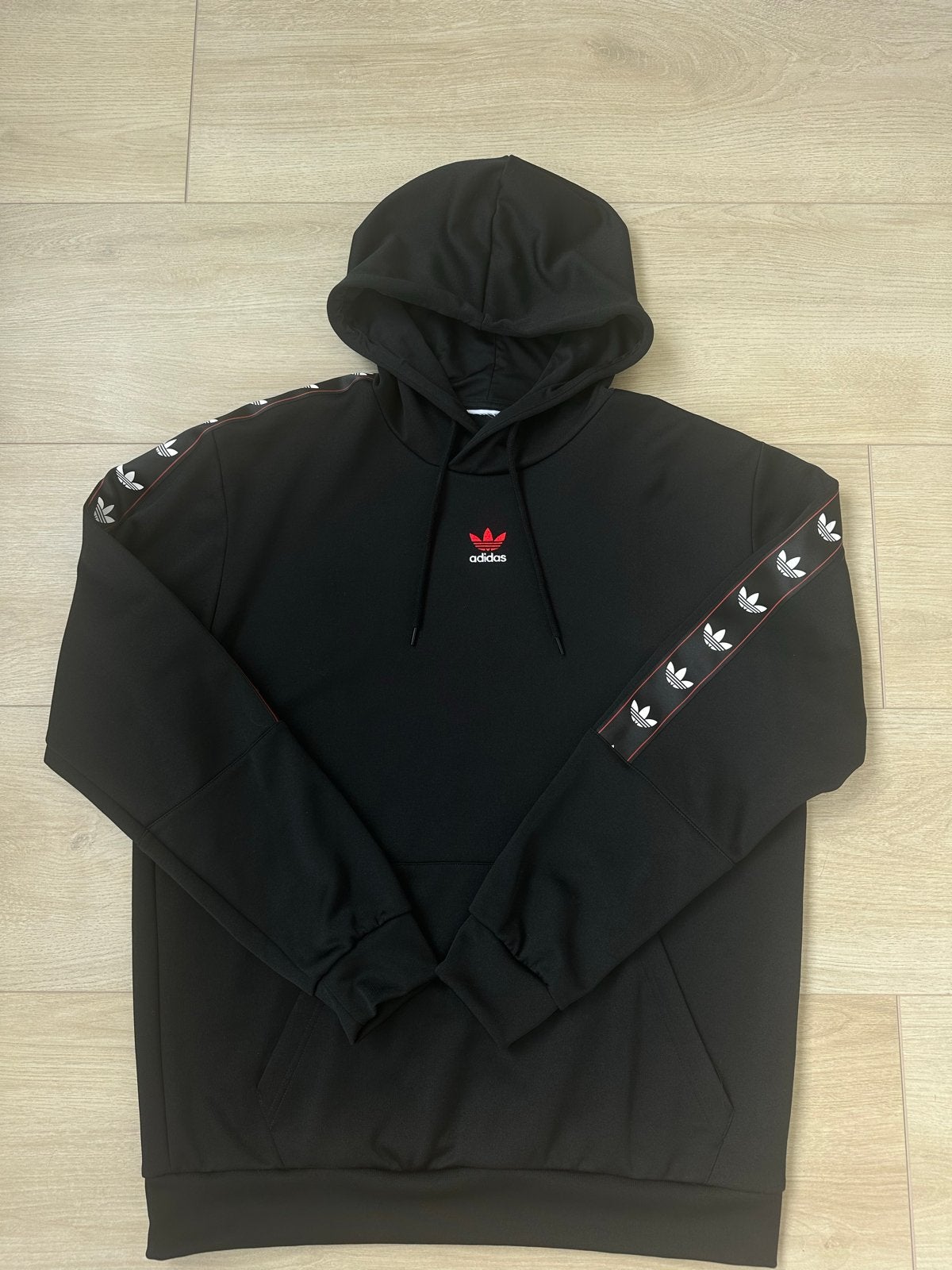 Adidas hoodie zwart maat L, Kleding | Heren, Truien en Vesten, Ophalen of Verzenden, Zo goed als nieuw, Maat 52/54 (L), Zwart