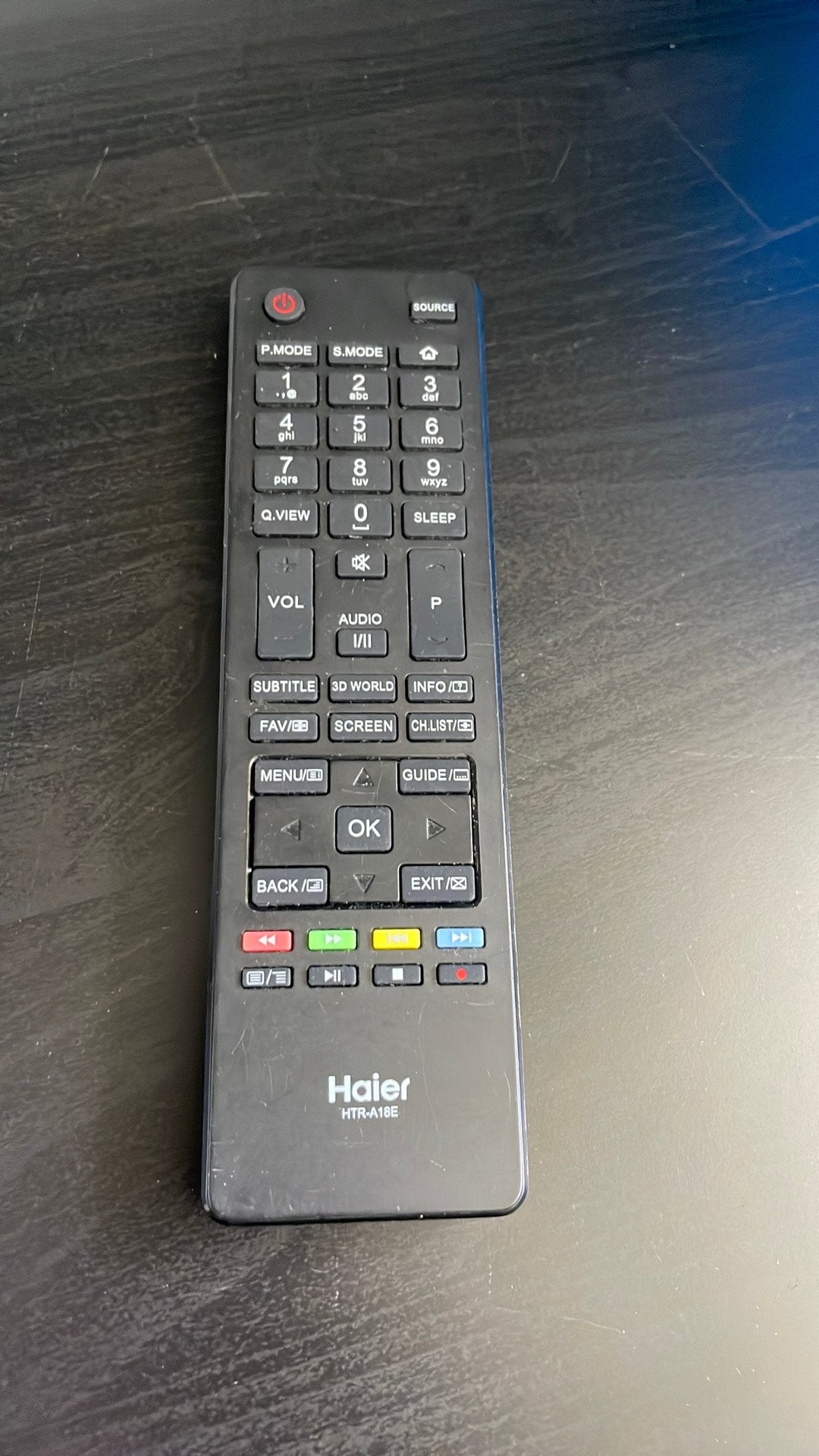 Haier HTR-A18E Afstandsbediening voor TV, Ophalen of Verzenden, Zo goed als nieuw, Origineel, Tv
