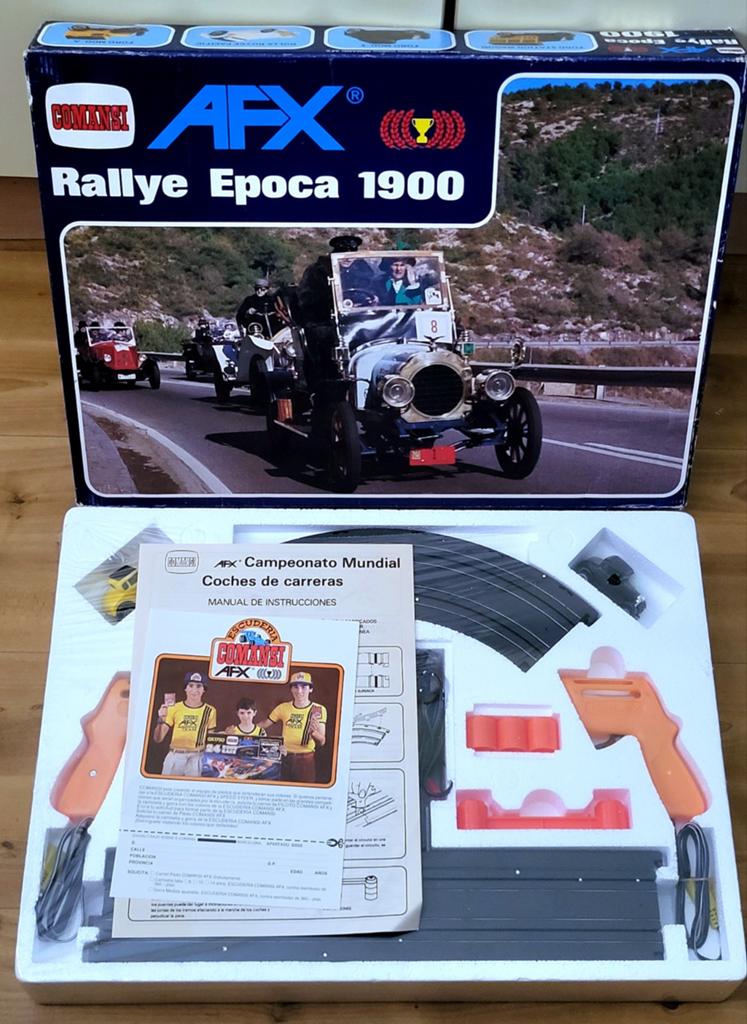 Comansi AFX Rally Epoca 1900 Vintage Slotrace Set MISB Ford, Overige merken, Racebaan, Zelf te bouwen, Nieuw