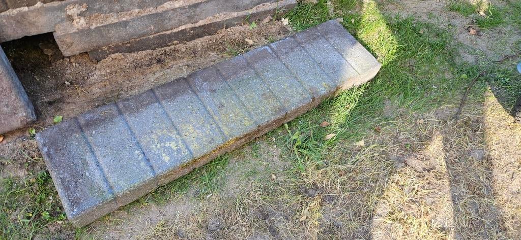 14 stuks Pallisade beton 100x25x8 cm, Tuin en Terras, Ophalen of Verzenden, Minder dan 100 cm