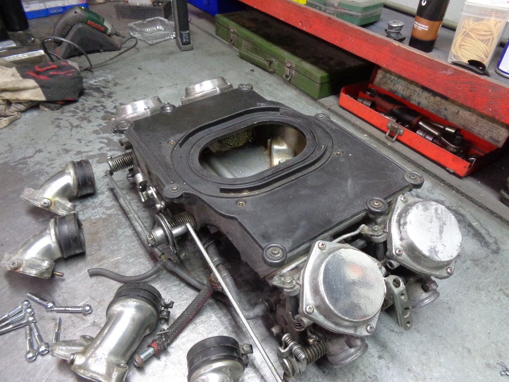 Honda goldwing gl1200 Carburateurset + inlaatbochten, Ophalen of Verzenden, Gebruikt