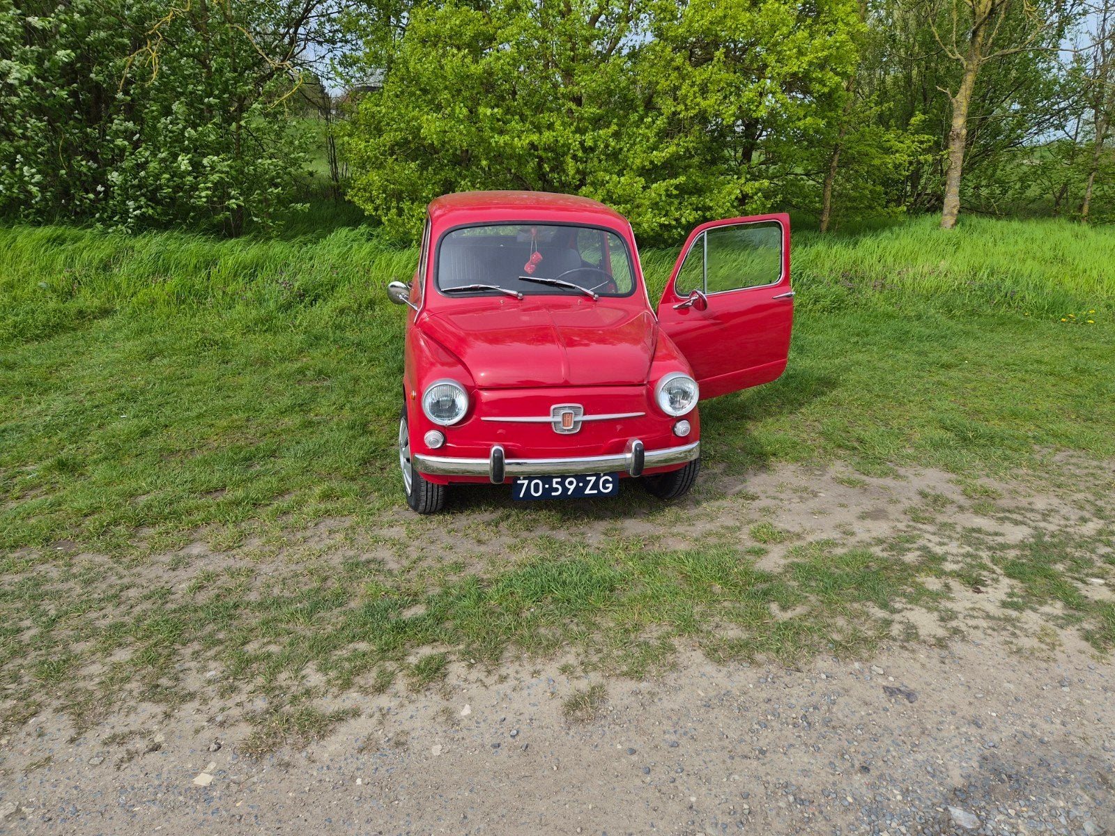 Fiat 1973 Rood, foto 5