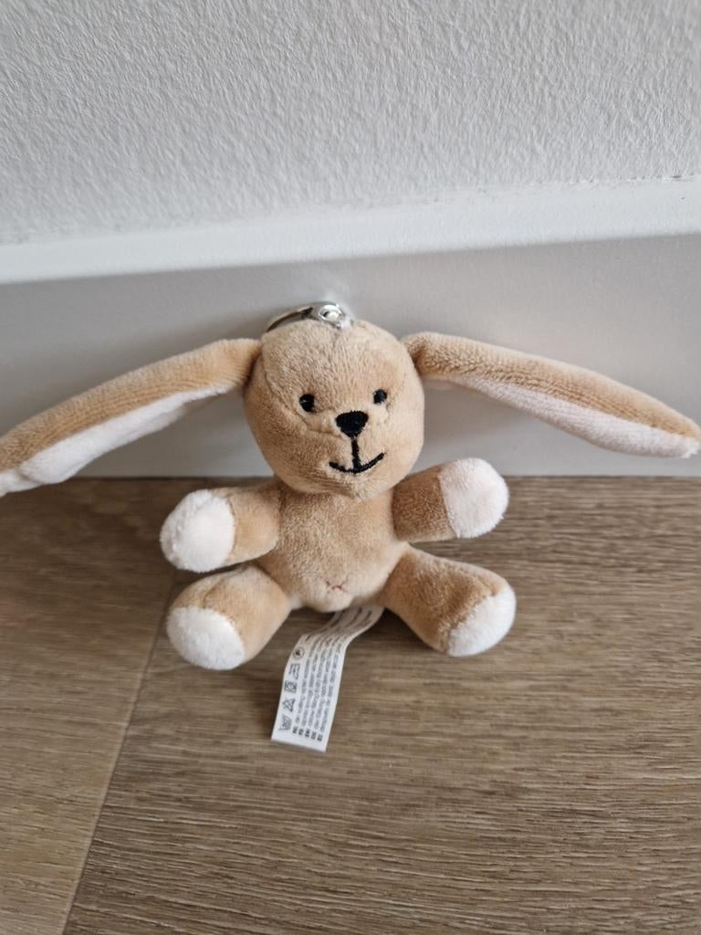 Knuffel Hema sleutelhanger konijn konijntje K8198, Ophalen of Verzenden, Zo goed als nieuw, Konijn