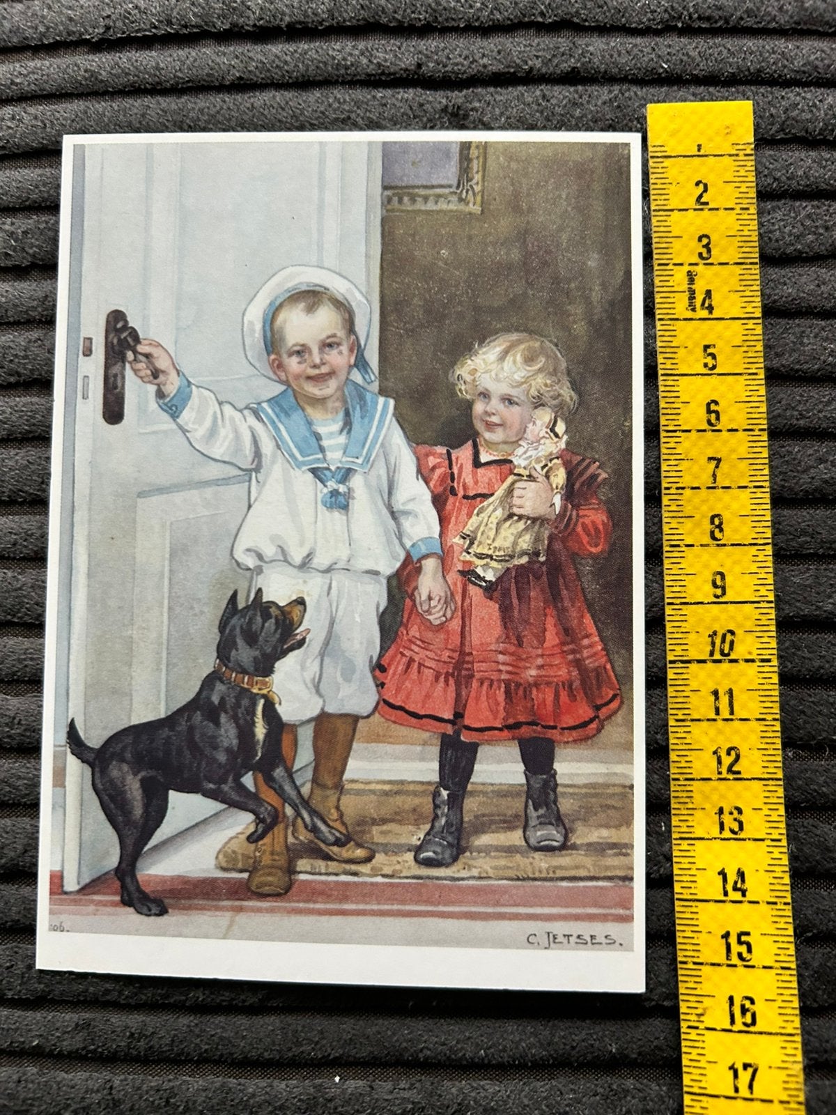207. Kaart illustr Cornelis Jetses Pim en Mien, Ophalen of Verzenden, 1980 tot heden