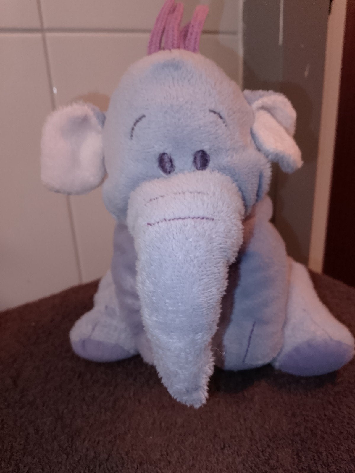 Pluche Disney Lollifant Knuffel 25 cm Lumpy (Winnie de Poeh), Ophalen of Verzenden, Winnie de Poeh of vrienden, Zo goed als nieuw