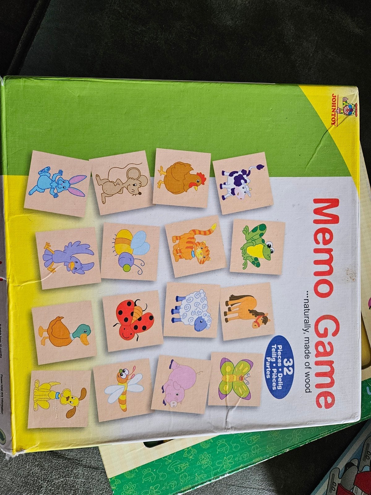 Houten memory spel met dieren, Ophalen of Verzenden, Zo goed als nieuw, Puzzelen