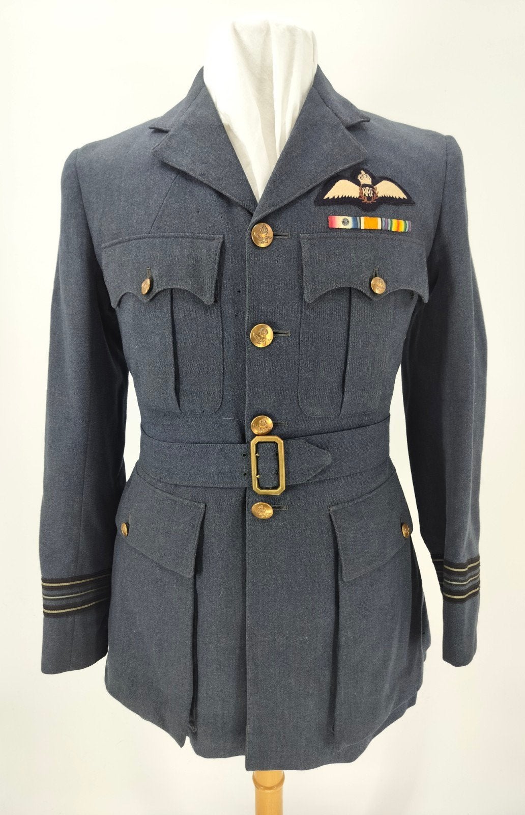RAF Squadron Leader Service Dress tunic, named W.F. Somerset, Ophalen of Verzenden, Luchtmacht, Engeland