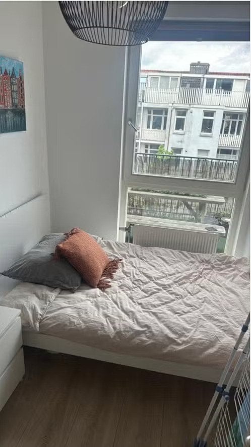 Bed 190x120cm met matras, Huis en Inrichting, Slaapkamer | Bedden, Ophalen, Wit, 190 cm of minder, Zo goed als nieuw