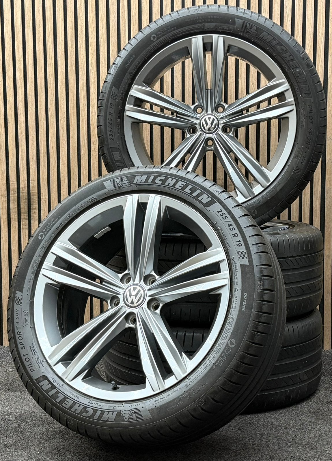 Originele 19 inch VW Tiguan 5N Sebring 5x112 ET38 255/45/19, 255 mm, ., Banden en Velgen, .