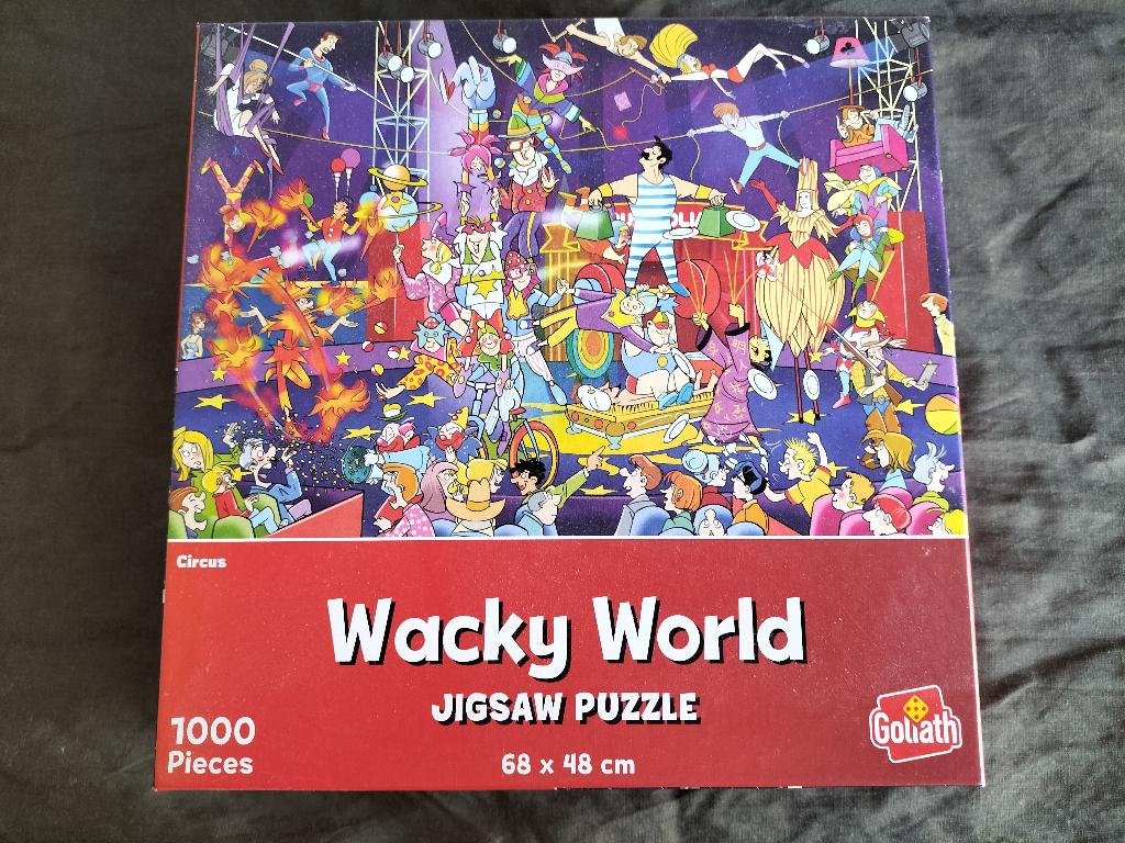 Wacky World puzzel Circus / 1000 stukjes, Ophalen of Verzenden, 500 t/m 1500 stukjes, Zo goed als nieuw, Legpuzzel