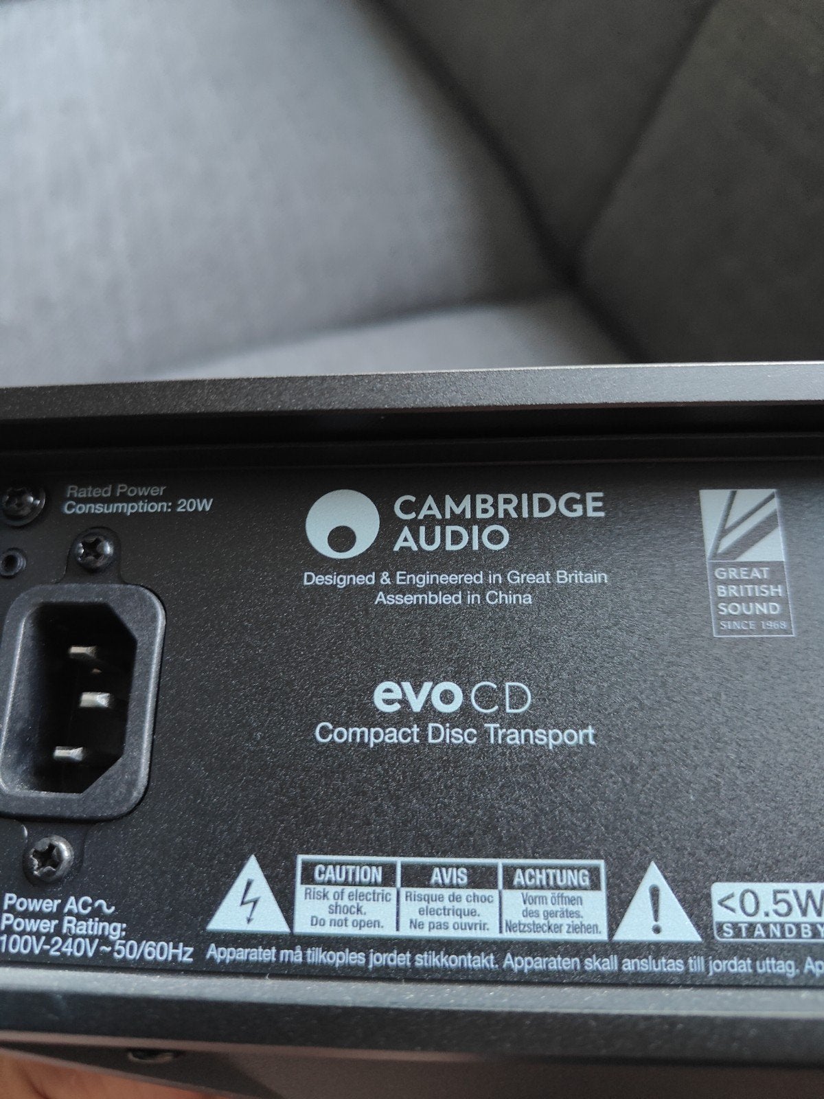 Cambridge Audio Evo CD Compact Disc Transport, Ophalen of Verzenden, Zo goed als nieuw, Overige merken