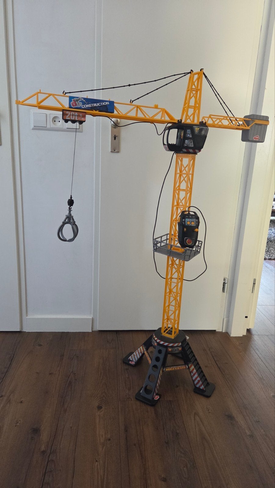 Dickie toys Mega Crane speelgoedkraan met afstandsbediening, Ophalen, Gebruikt, Jongen of Meisje