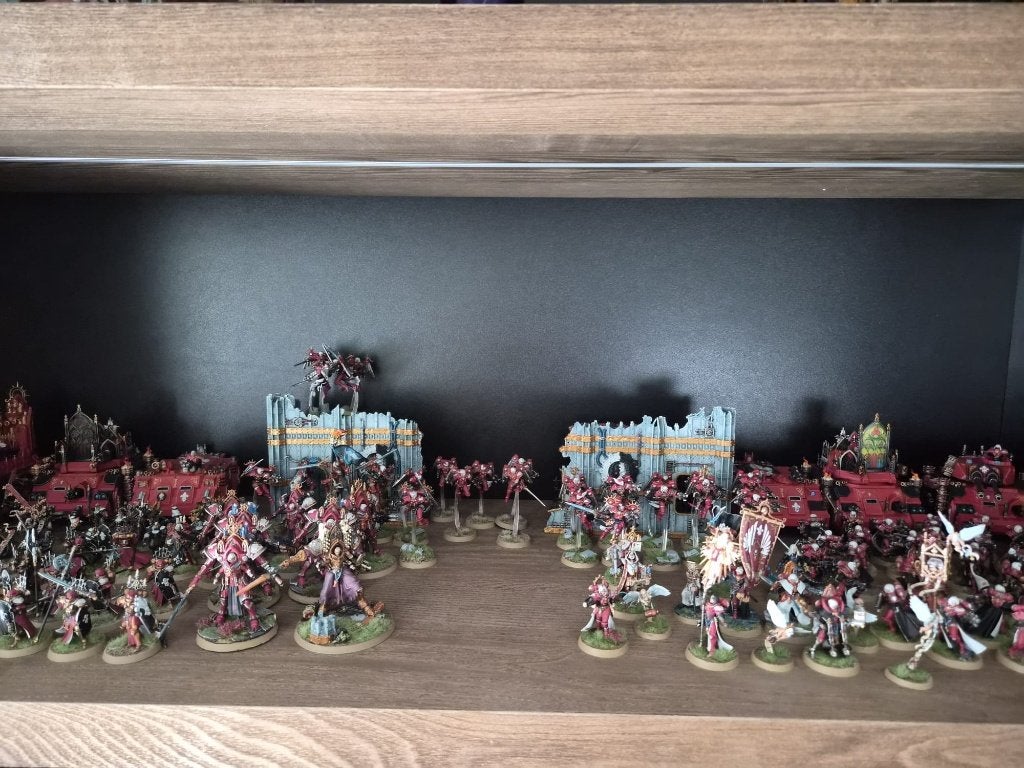 warhammer 40k adepta sororitas army 5k punten, Hobby en Vrije tijd, Figuurtje(s), Warhammer, Ophalen of Verzenden, Zo goed als nieuw