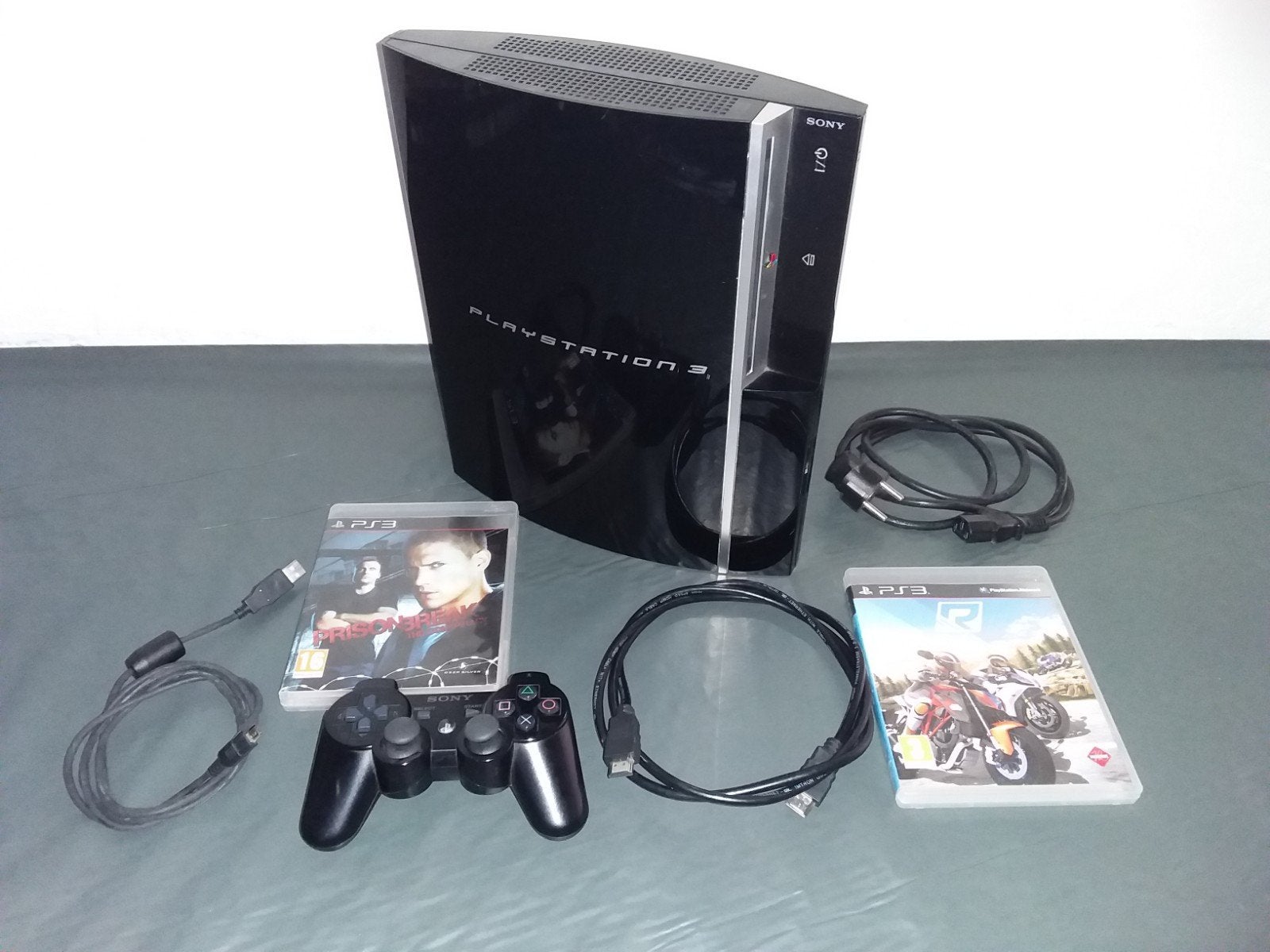 Mooie complete PlayStation 3 set werkt uitstekend, Spelcomputers en Games, Phat, Ophalen of Verzenden, Met 1 controller, Gebruikt