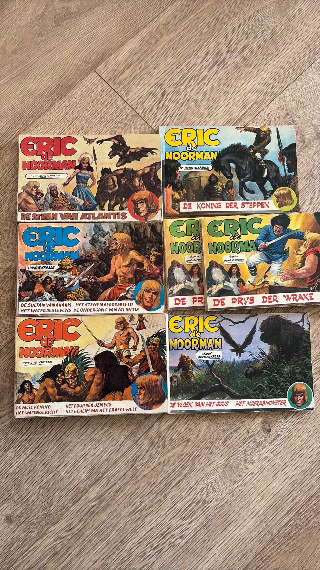 Stripboeken Erik de Noorman, Gelezen, Europa, Ophalen of Verzenden, Meerdere comics