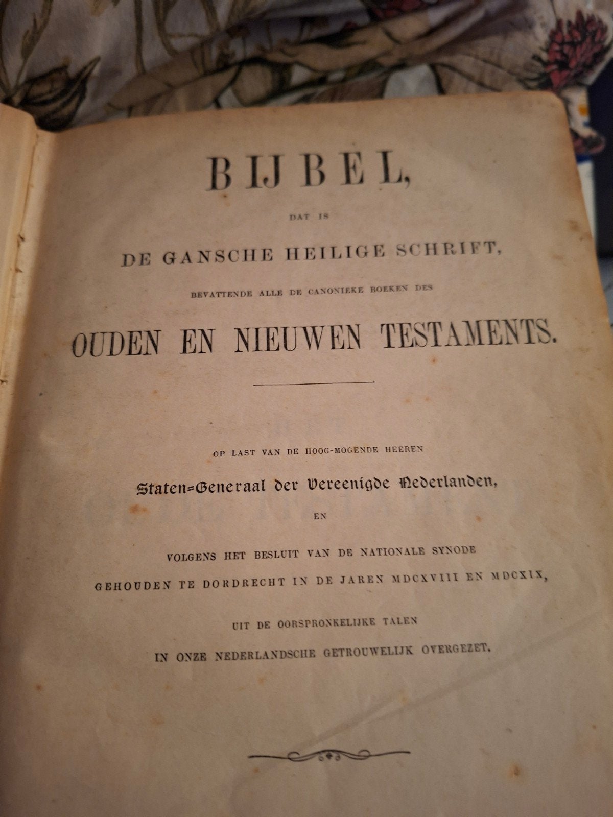 Statenbijbel: Oude en Nieuwe Testament (1818/1819), Antiek en Kunst, Ophalen of Verzenden, Staten-Generaal der Vereenigde Nederlanden