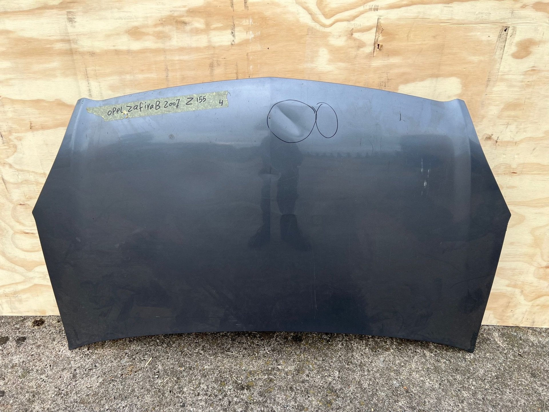 Opel Zafira B Z155 Grijs Motorkap Voor 2005 - 2014, Gebruikt, Opel Automobile GmbH, Ophalen of Verzenden, Kontakt@opel-infoservice.de
