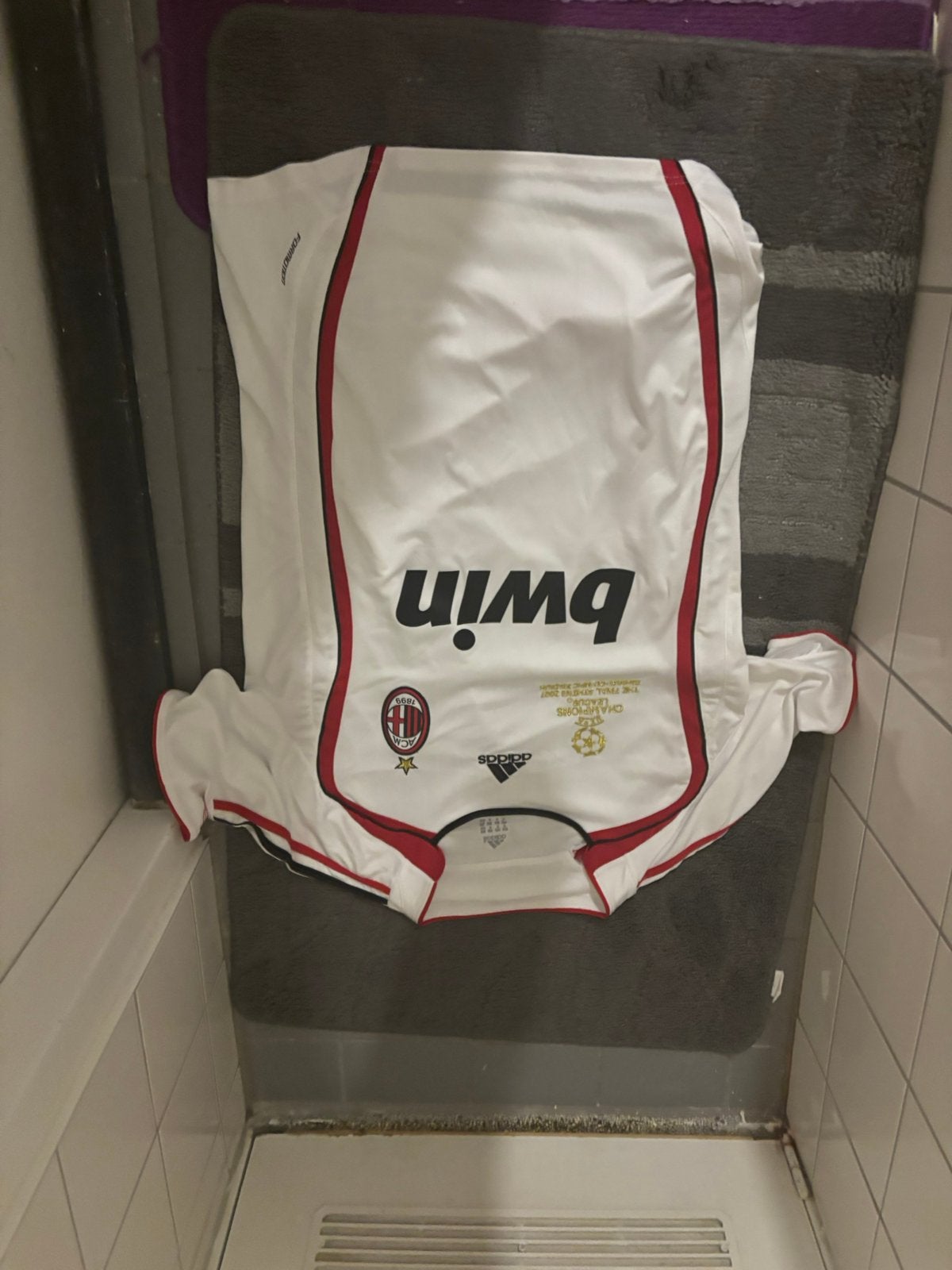 Maldini 07/08 champions league finale shirt, Verzenden, Zo goed als nieuw, Voetbal