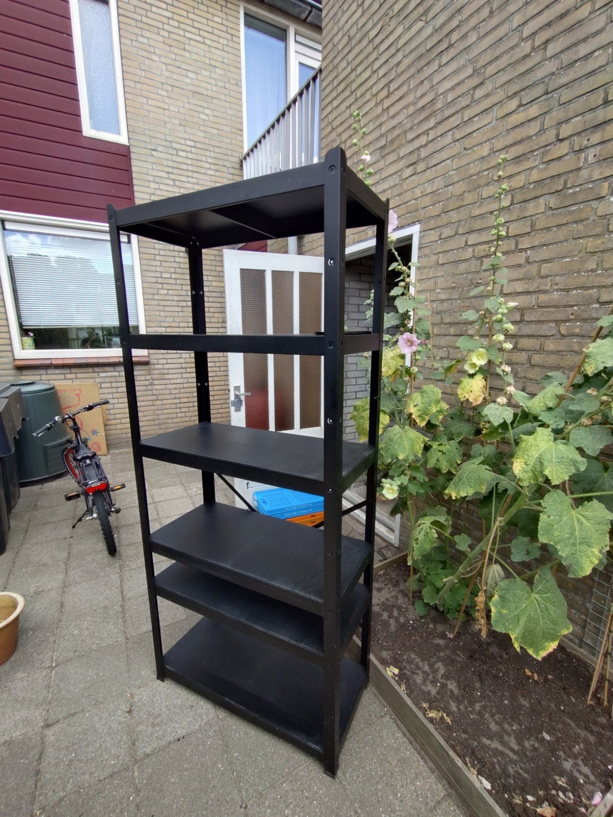 IKEA Broder Stellingkast - Zwart, reeds gedemonteerd, Ophalen of Verzenden, Gebruikt